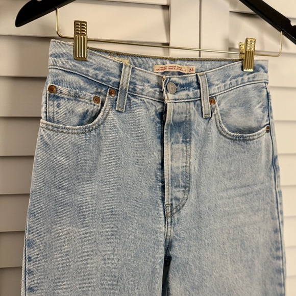 Levi’s RIBCAGE STRAIGHT ANKLE WOMEN'S JEANS Size 24 - Picture 8 of 17